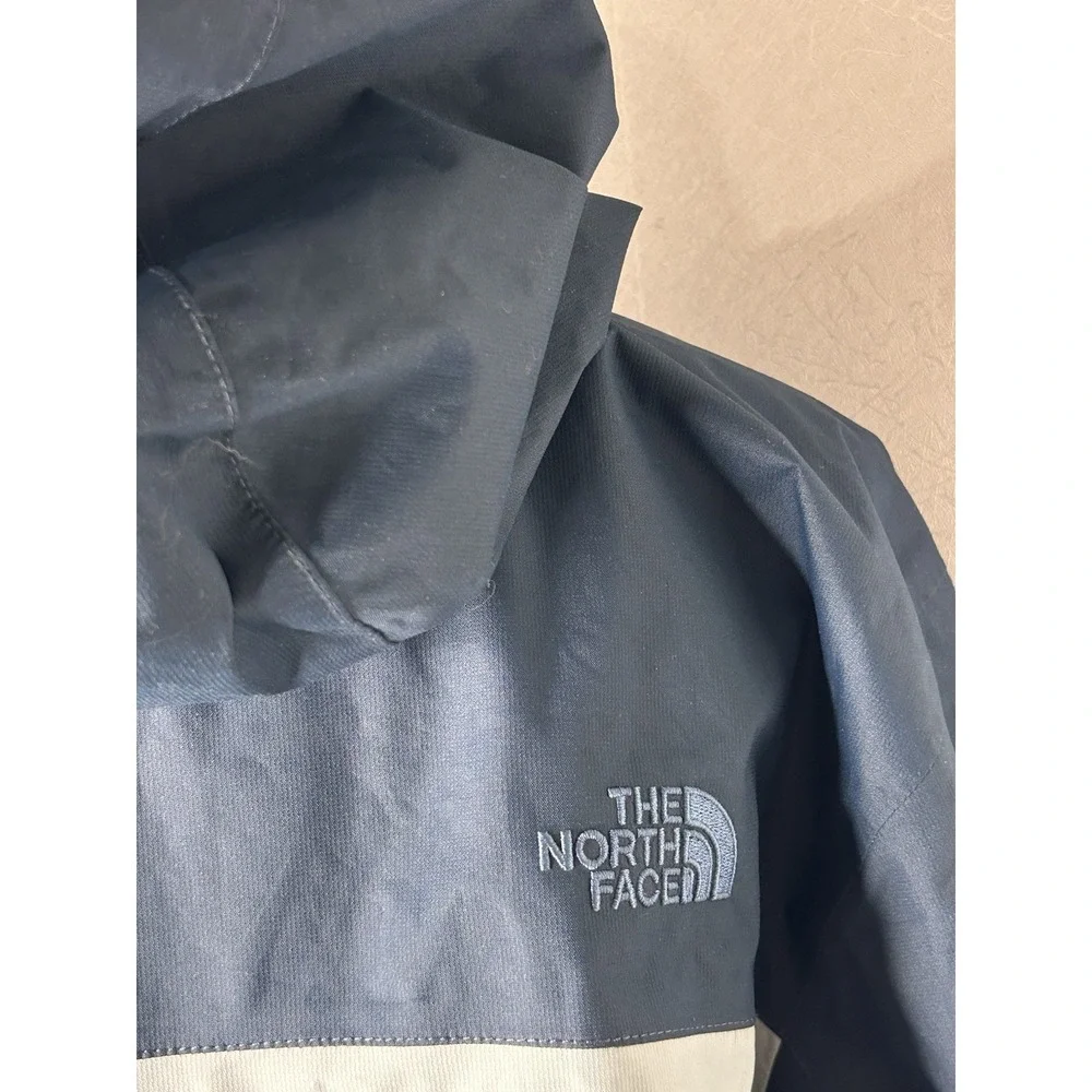 The North Face TNF DryVent Millerton Blue Full-Zip Lined Rain Jacket Men's L EUC